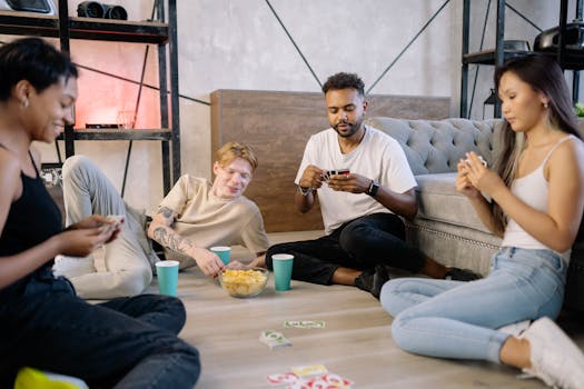 modern poker game interface