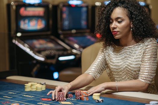 slot game on computer screen