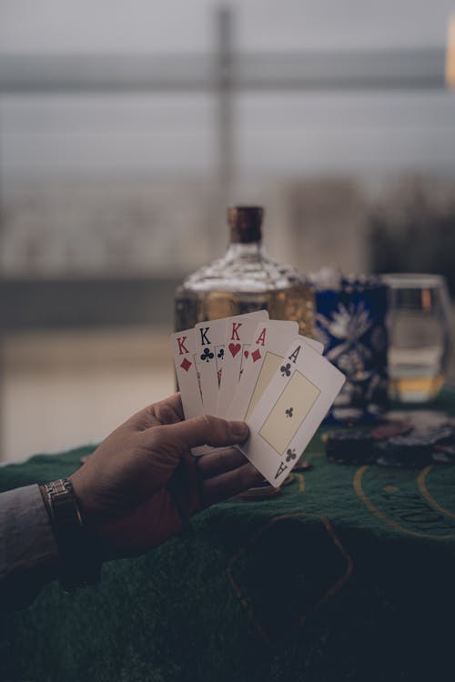 live casino table on pexels