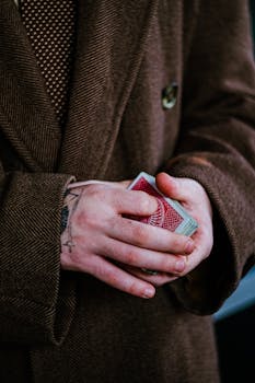 Mobile wallet and casino chips